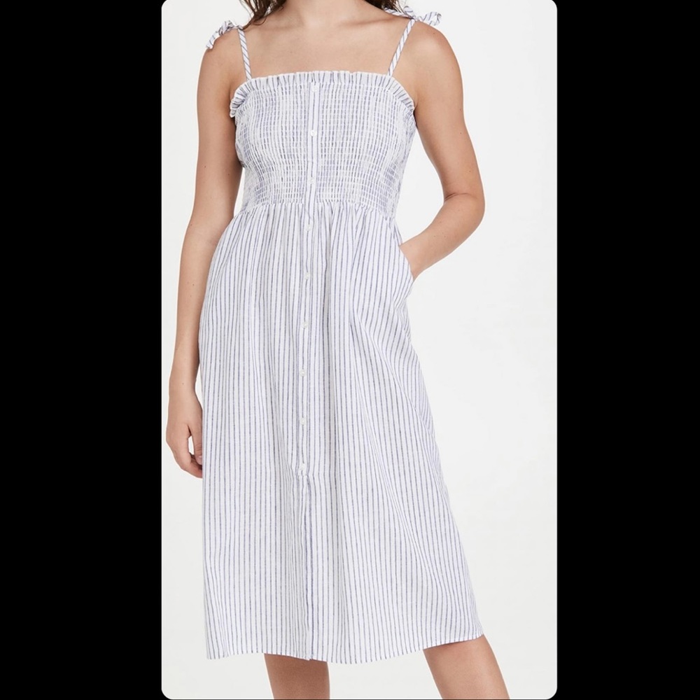 Jack by BB dakota linen like striped dress